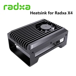 Disipador de calor para computadora de placa única Radxa X4 4000 rpm Conector de paso de 1,25 mm de 2 pines 5 V