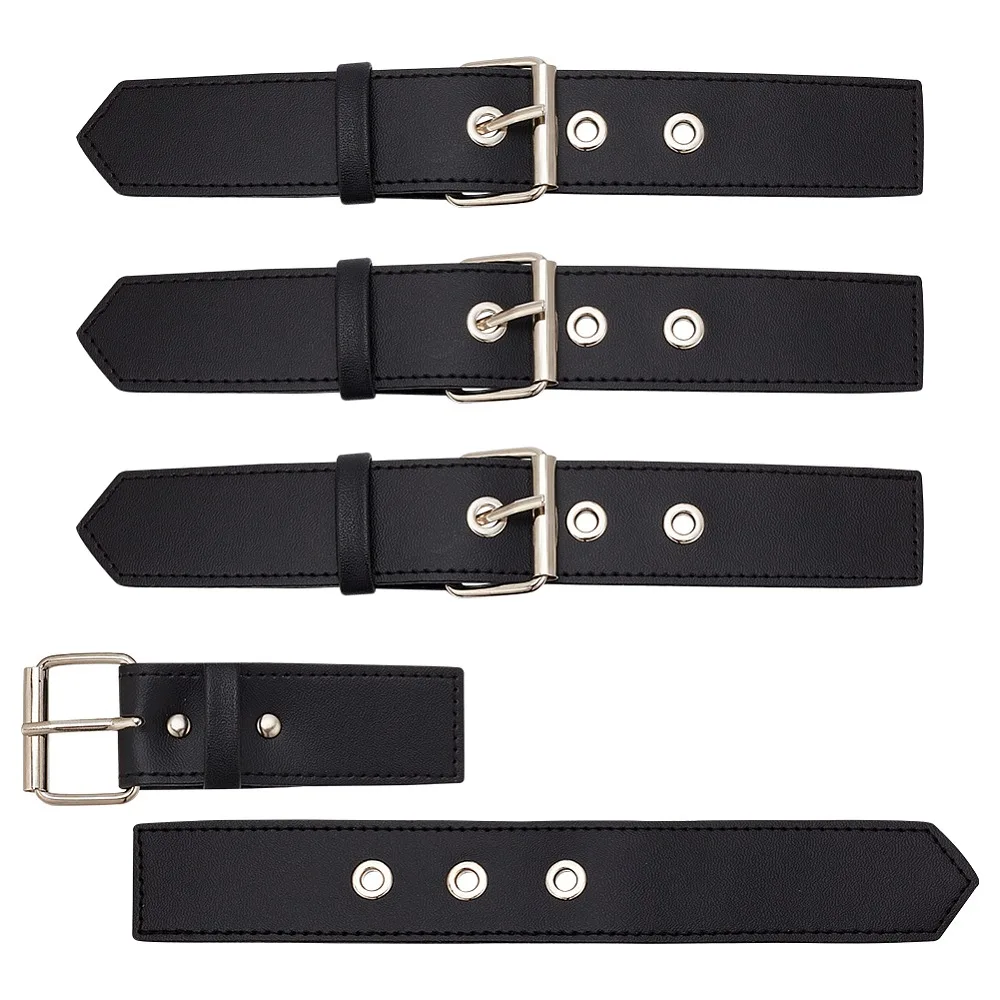 

4pcs PU Leather Buckle Latch Garment Accessories 20.2x3.4x1.1cm