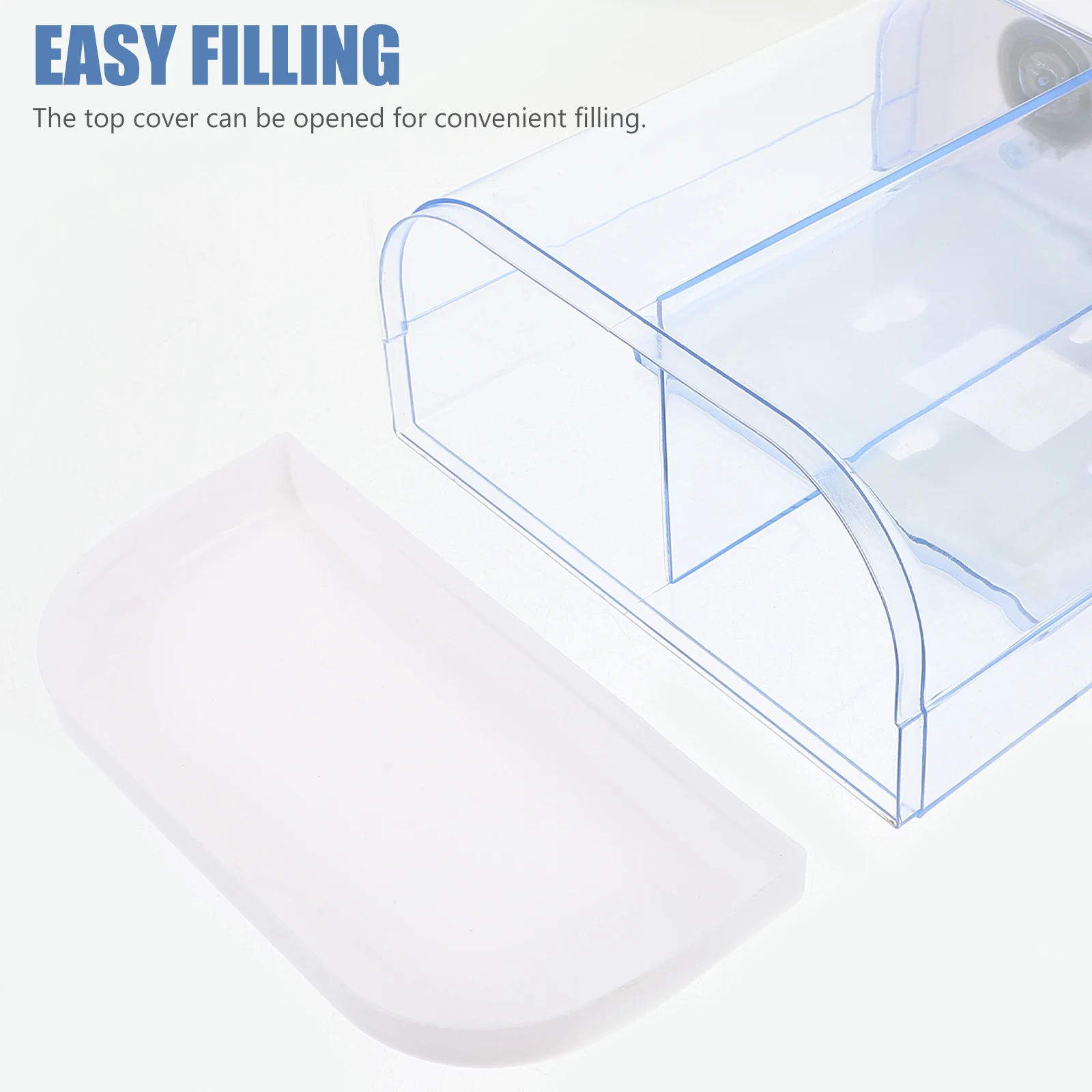 

Double Head Liquid Soap Dispenser Silicone Vacuum Suction High Strength Plastic Transparent Pc Material Home Use