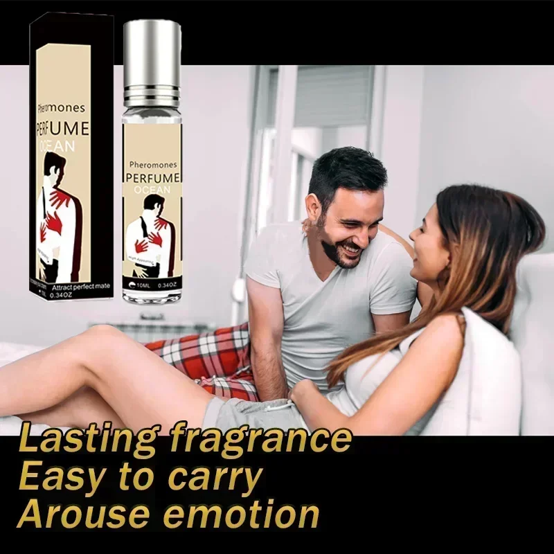 Perfumes duradouros de feromônios para mulheres, perfume único e portátil, com óleo estimulante do sexo puro, atraem homens