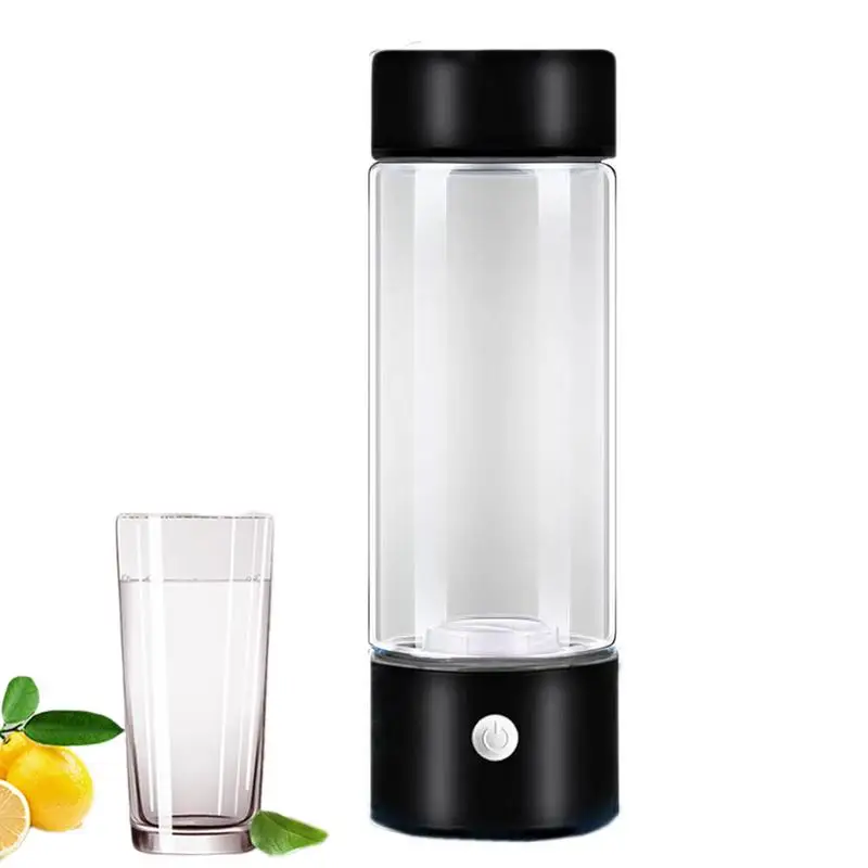 2024 New 420ML Portable Hydrogen Water Generator Water Cup Maker Water Ionizer Bottle Super Antioxidan Hydrogen Rich Healthcare