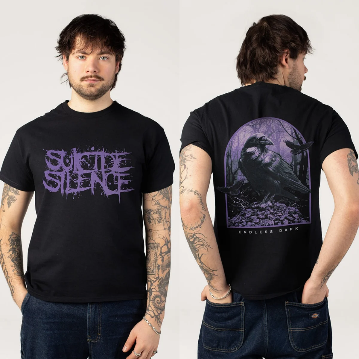 Fit Suicide Silence Graphic Cotton T-shirt Unisex Summer Short Sleeve Fashion Brand Tee Luxury Casual Vintage Tees view 3