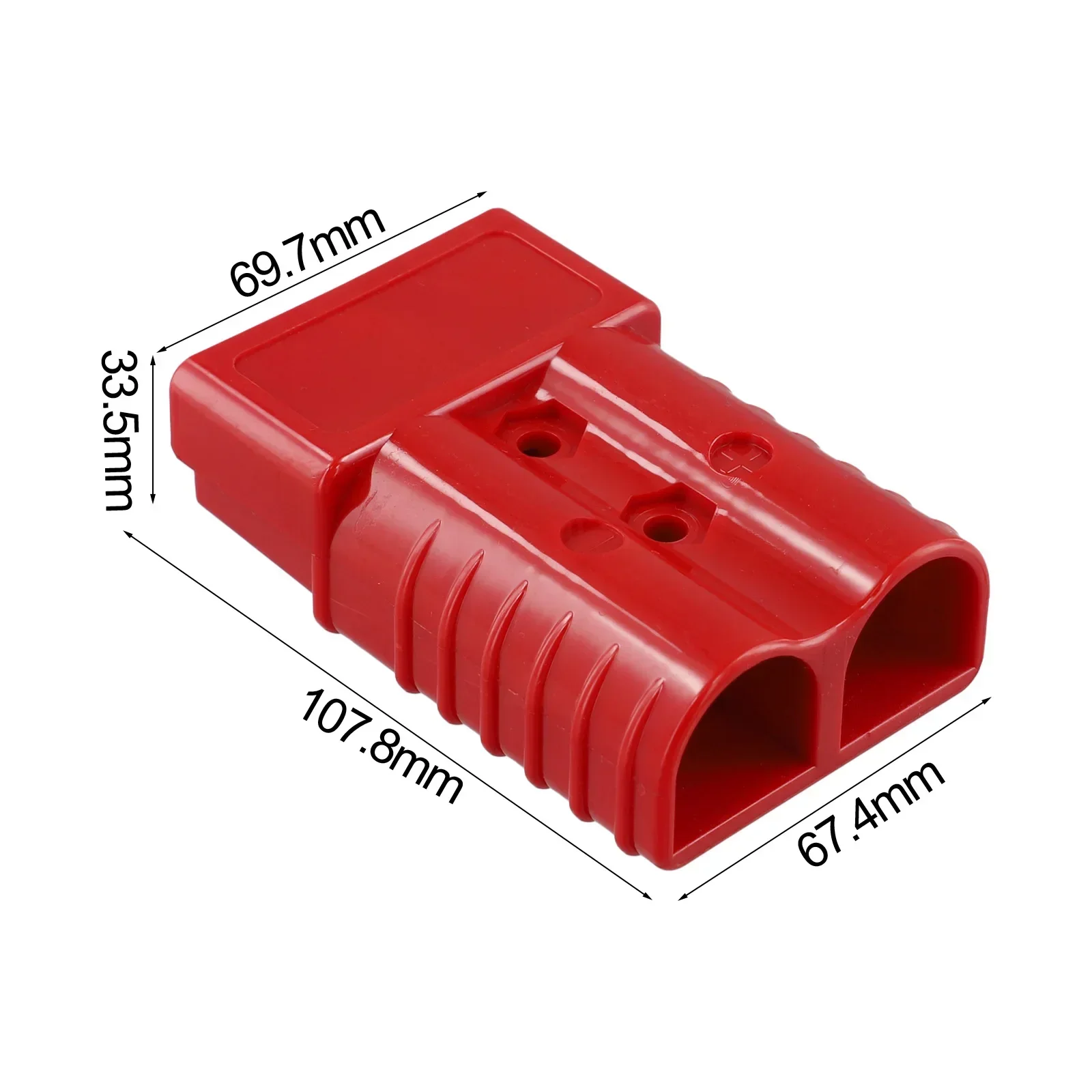 

2 шт. усиленных аккумуляторных разъема для погрузчиков, номинальный ток 350А, для промышленной прочности и долговечности