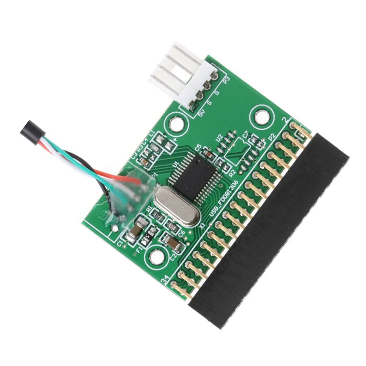

NEW 1.44MB 3.5 Inch USB Cable Adapter to 34Pin Floppy Drive Connector U Disk to Floppy Disk PCB Board