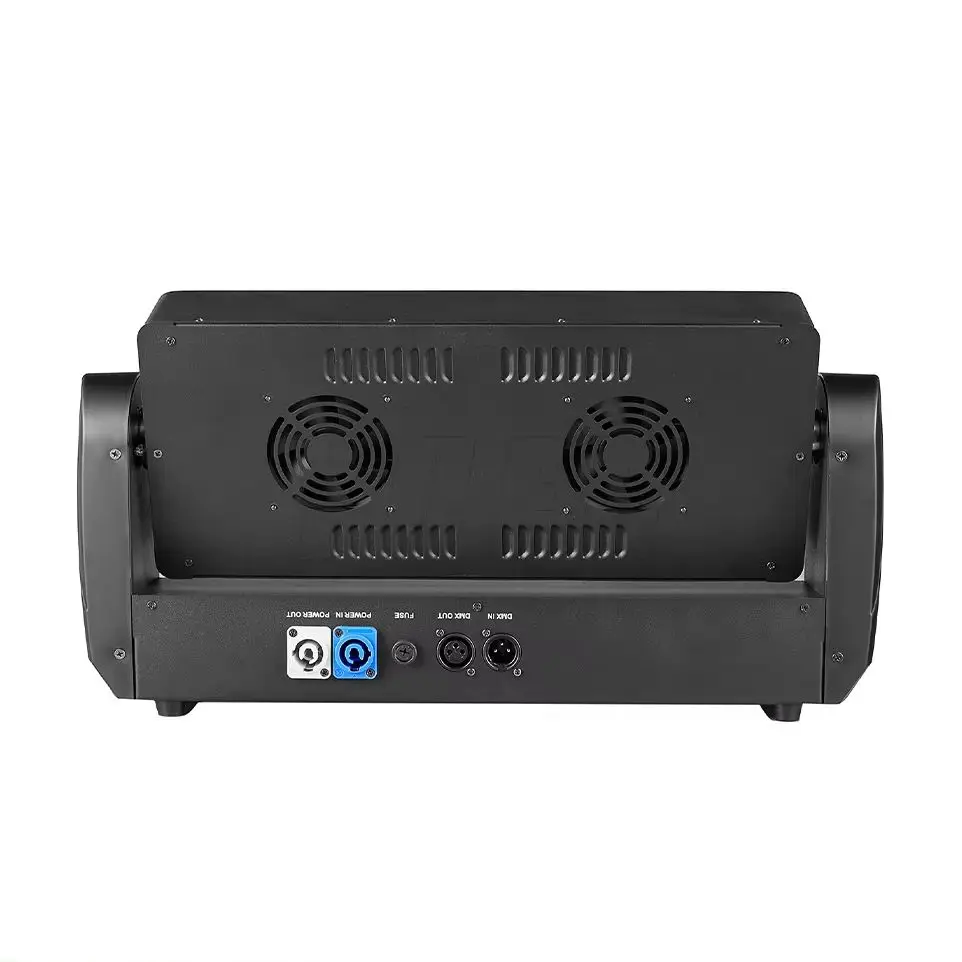 YUER Atomic 12+12 Segments Moving Head Strobe Light DMX512 Horse Racing Wash Strobe Stage Effect DJ Disco Wedding Party