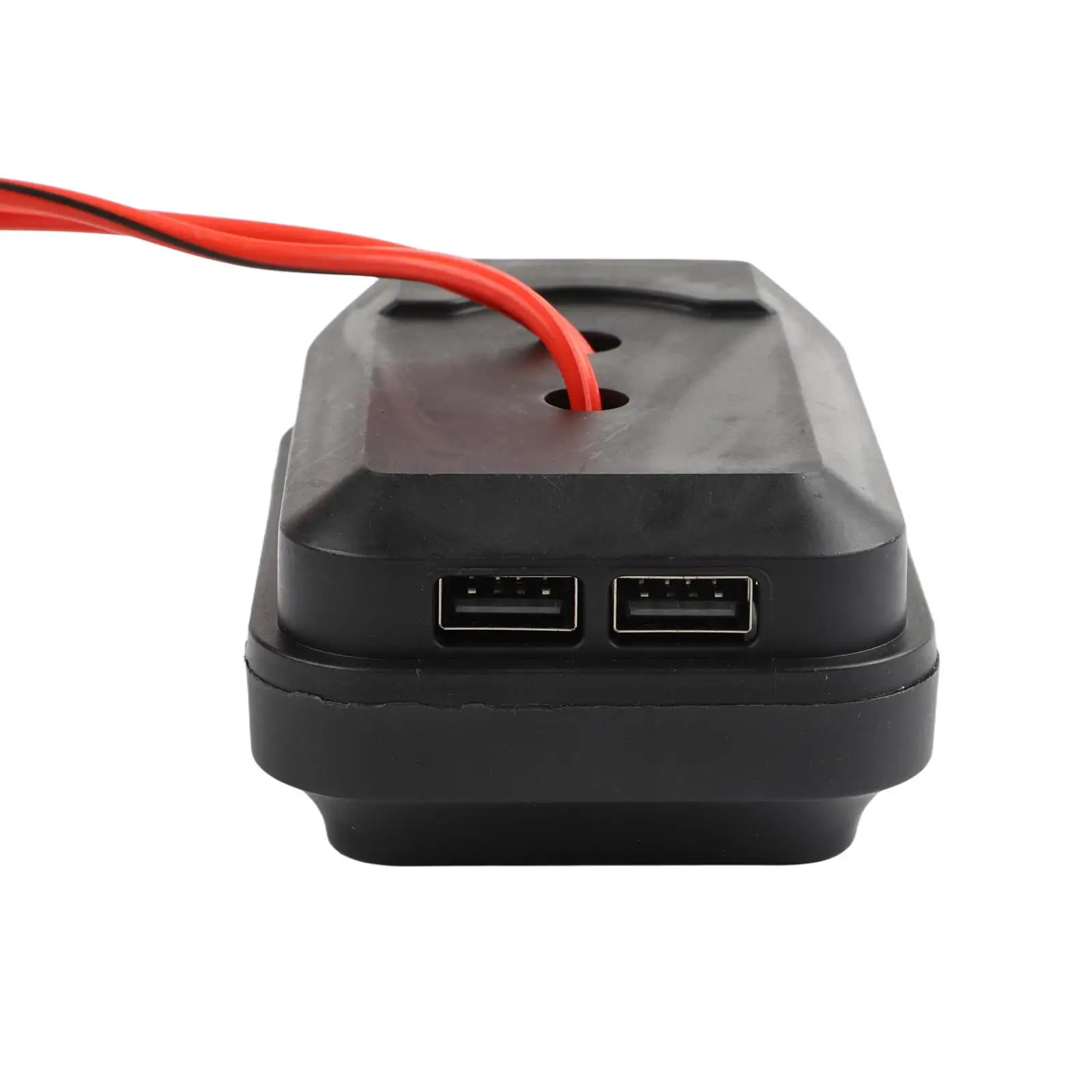 Portable Charger USB Charger Powering Devices Black Versatile Power Hub For Home Use Battery Converter Daily Wear Resistance