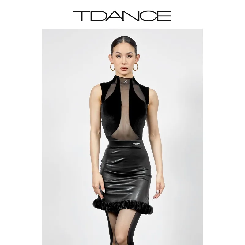 Maßgeschneiderter TDANCE (kleiner Overall mit hohem Kragen der zweiten Generation) National Standard-Übungskleidung TD03