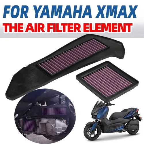 Imagen 2 del producto Filtro de Aire para Yamaha X MAX250 XMAX300 X-MAX250/300, Filtro de Transmisión para Motocicleta, Filtro de Aire de Alto Flujo