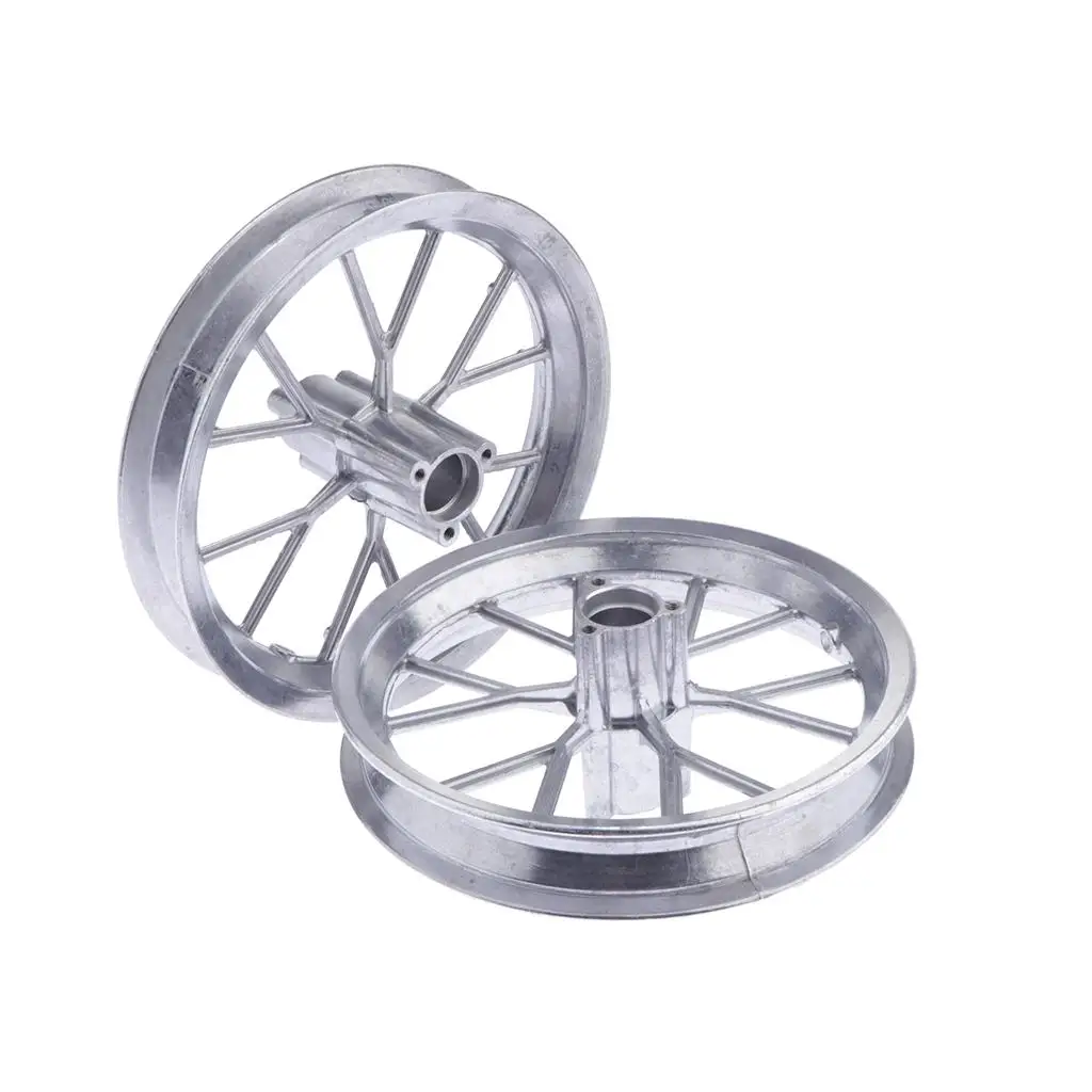 

Durable Alloy Wheel Rims Hubs Pair Precision Fitment Motorcycle Accessories for 49cc Racing Bike Performance