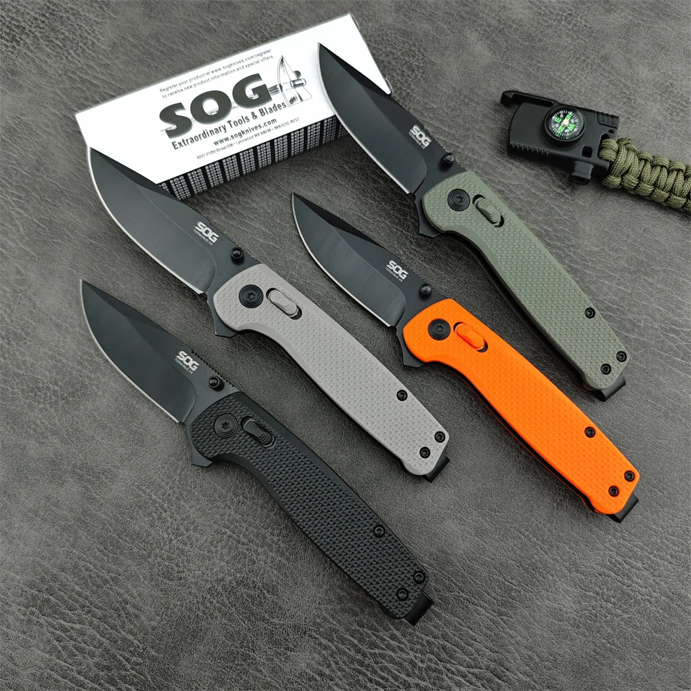 D2 TERMUNUS XR Folding Pocket Knife D2 Blade Nylon Fiber Handle EDC Outdoor Camping Survival Knives Kitchen Fruit Cutter Gift