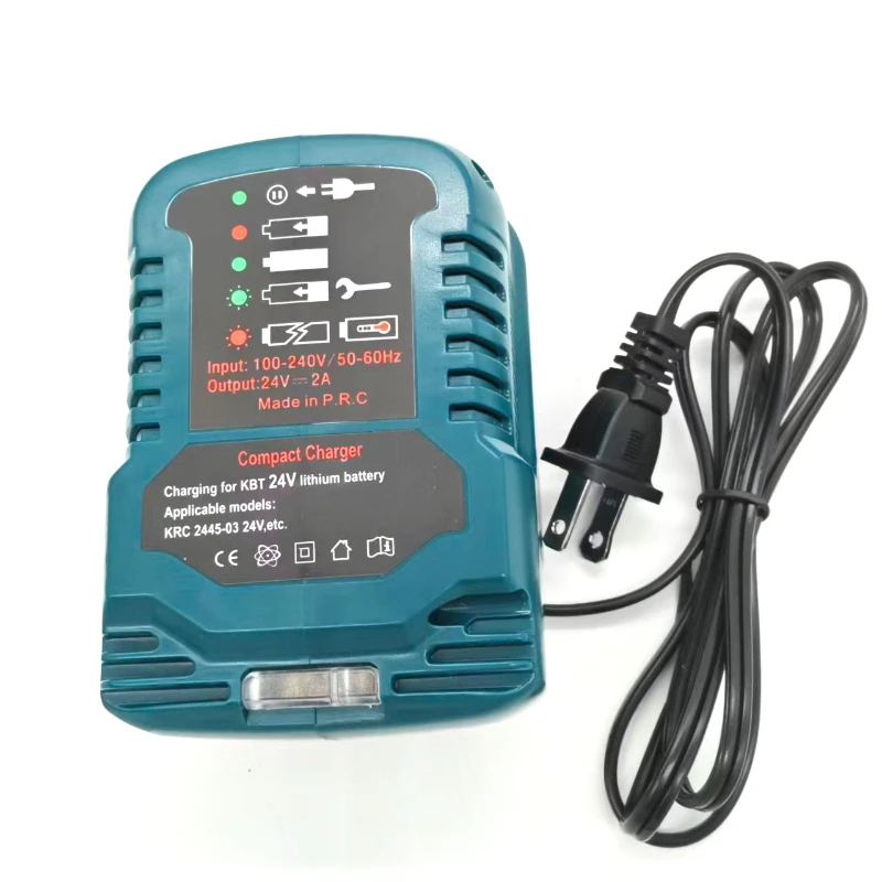 

Mini Rapid Charger Power Tool Battery Charger Replacement Compatible with For Kabalt/Greenworks/Snow Joe 24V Lithium Batteries