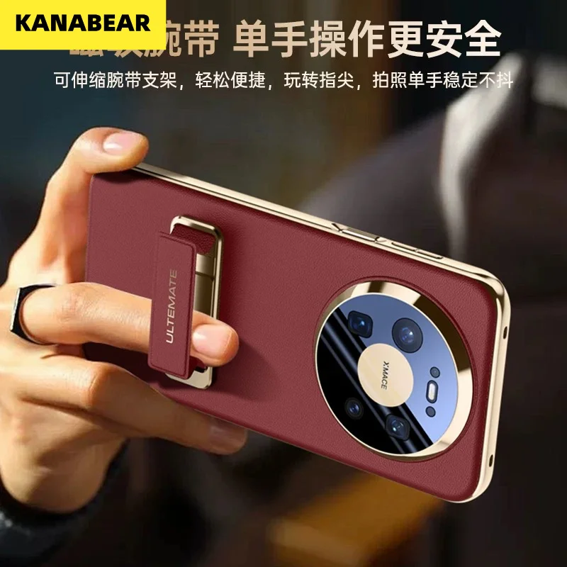 

Деловой чехол для Huawei Mate60 Pro+/Mate60 RS/Mate60, 360 ° Вращающаяся подставка, защитный чехол с полным покрытием объектива, ударопрочный.