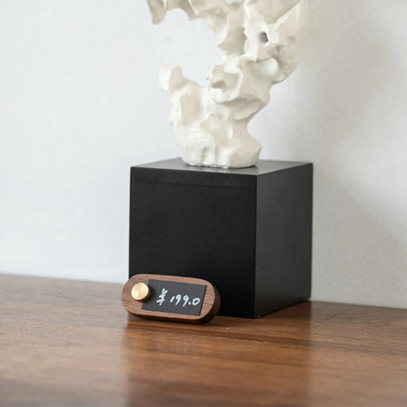 1PCS Solid Wood Small Price Display Card Cake Product Tag Simple Handwritten Label Durable Easy Install Easy To Use