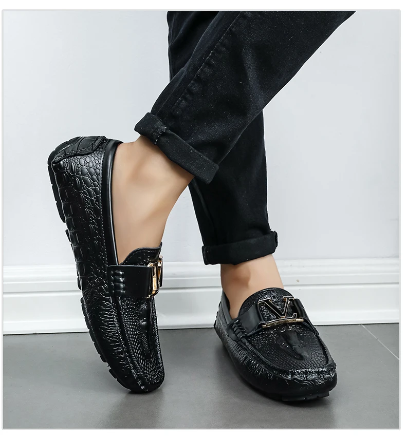 Neue Marken-Herrenschuhe, hochwertige Freizeitschuhe, Slipper, Business-Schuhe, bequeme Fahrschuhe, Zapatos De Hombre – Detail 7