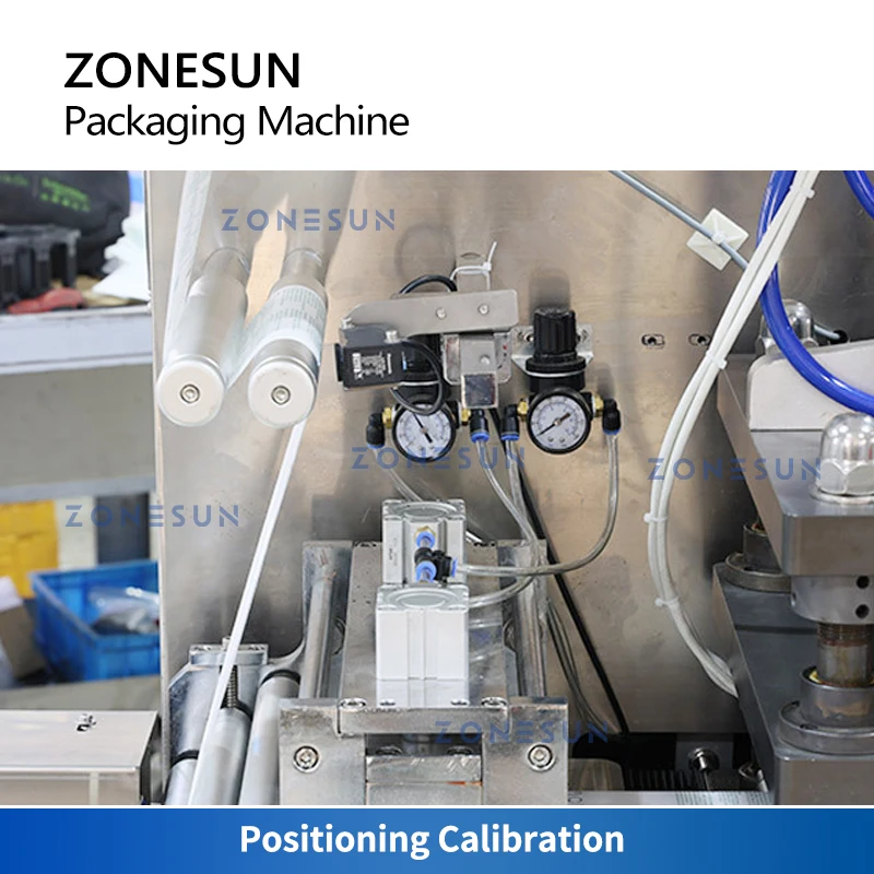 ZONESUN Horizontal Packing Machine Medical Mask Bagging 4-sided Sealing Single Pack Plastic Paper Film Bagger ZS-HYS300A
