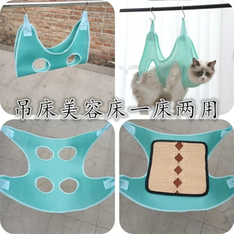 Cat Grooming Nail Cutting Pet Supplies Pet Beauty Hammock Hanging Anti Scratch Bite Fixed Bag Bath Trimming Restraint Bag