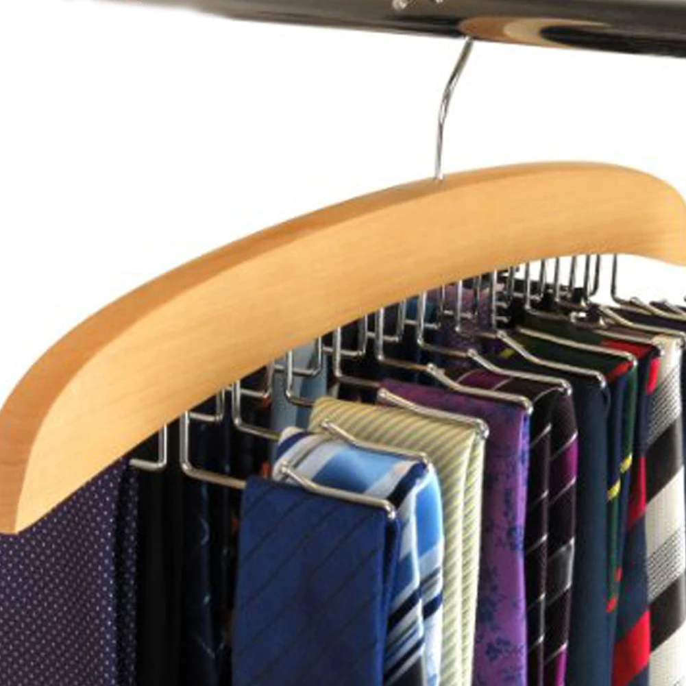 

Clothes Rack Wooden Belt Storage Rack Suitable For A Variety Of Home Scenes For Livingroom