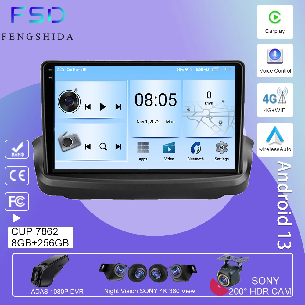 

5G WIFI For Hyundai Rohens Coupe Genesis 2009 - 2012 Auto Radio Stereo Video Player Navigation Android Carplay 4G BT No 2Din DVD