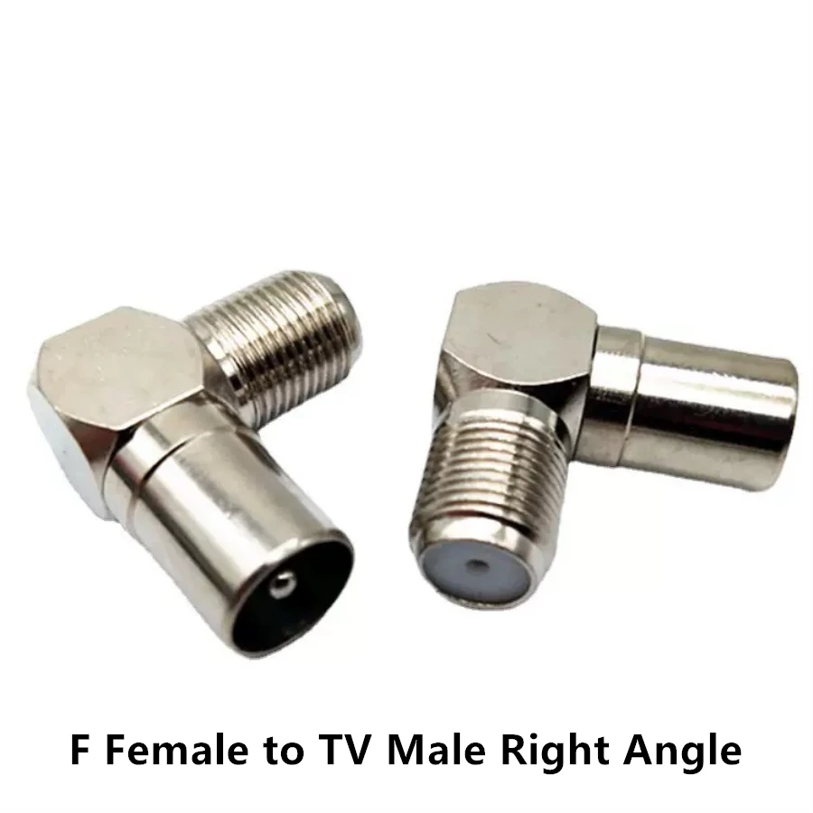 F TV إلى IEC PAL DVB-T ذكر التوصيل والإناث جاك Striaght RF محول موصل محطات الأسلاك المحورية
