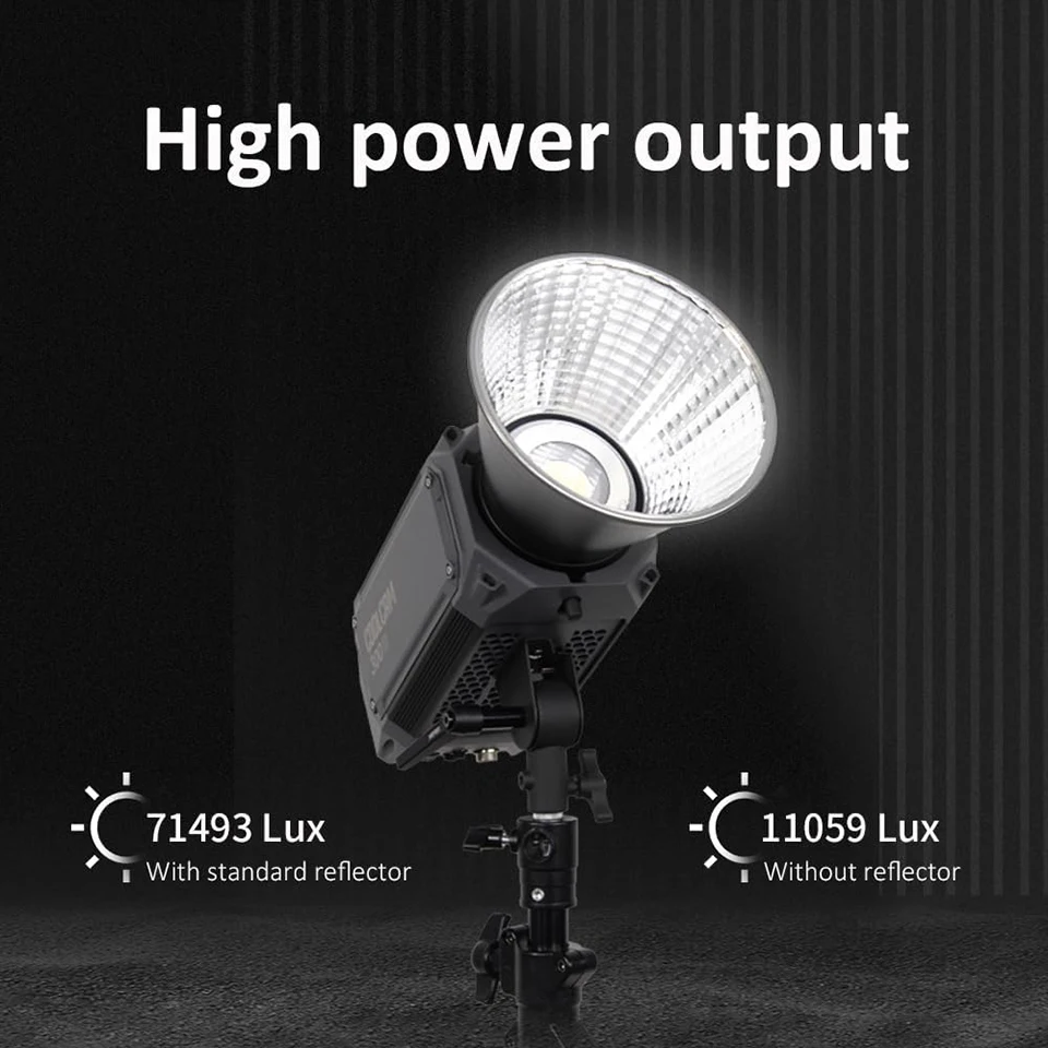 LS COOLCAM 300D With High Brightness COB Live Light 5600K Colorfast Fill-light by 0-100% Integrated Digital Infinitely Dimmable