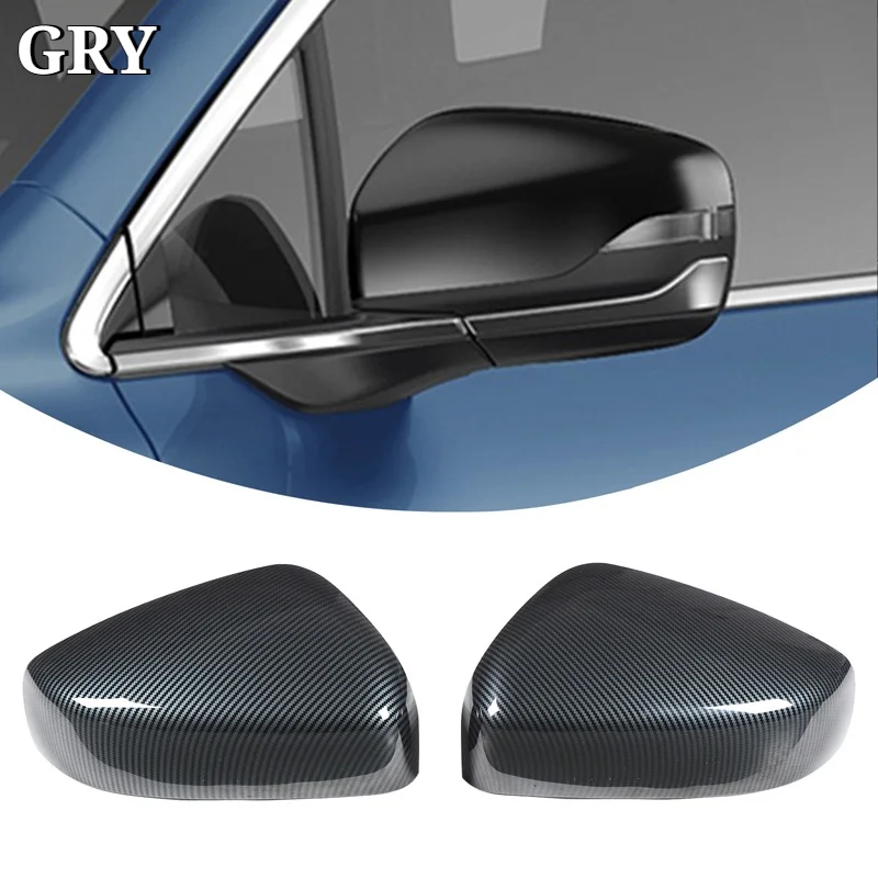 Car Side Door Mirror Cover Trim For Subaru Outback 2026 ABS Carbon Fiber Pattern Exterior Car Accessories