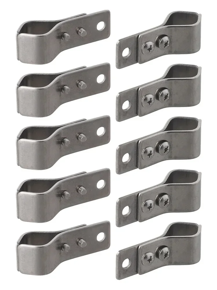 Canopy Sunshade Installation Clamps 55*42*2mm Stainless Steel Pipe Clamps Cost-effective Kit Long-lasting Durability