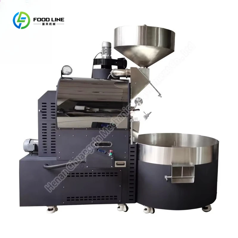 30kg Commercial Chaff Collector 30 Kg Roasting Machine Drum Coffee Roaster