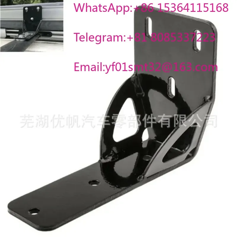 10pcs 813402 Awning Bracket 50 mm Wide Pre-Drilled 8 mm Corner Brace Awning Bracket