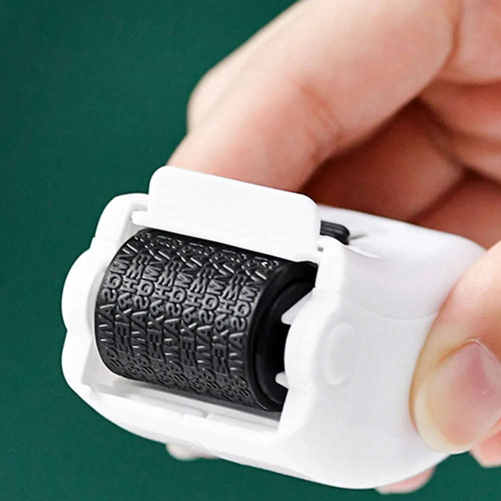 

Конфиденциальный роликовый штамп для защиты личных данных: быстросохнущие, не размазывающиеся, многоразовые чернила для конвертов, посылок и данных