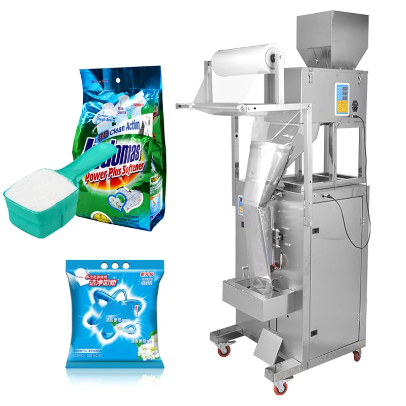 

100G 15G 1Kg 2Kg 5Kg Automatic Laundry Detergent Washing Powder Bag Filling And Packing Packaging Machine For Small Business