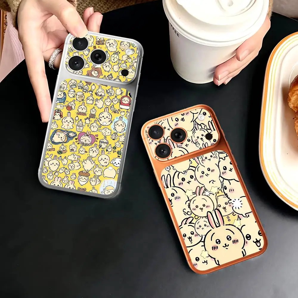 Kawaii U-Usagi Gelb für iPhone 17 Pro Pro Max Ganzkörper-Skin-Dekal Max Farbiger Rückseitenschutz-Aufkleber