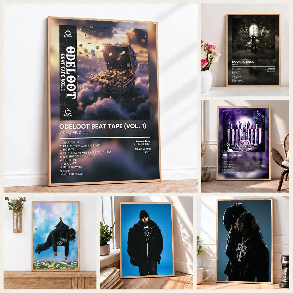 Electronic Artist O-Odetari Poster Wall Art Print Sticker for Bedroom Living Room Dorm Office Modern Home Decor