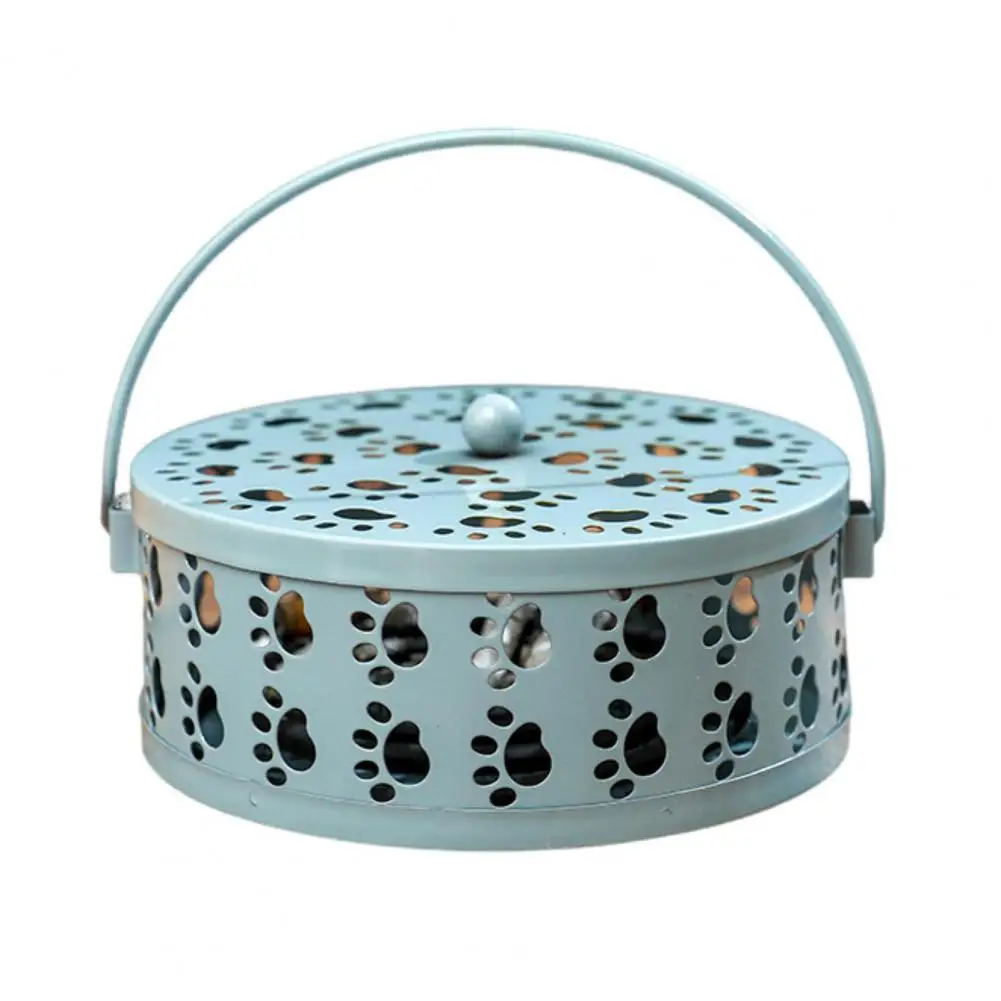 High-quality Metal Coil Box Hollow Cat Claw Mosquito Coil Holder Metal Mosquito Coil Holders Stylish Fireproof for Home