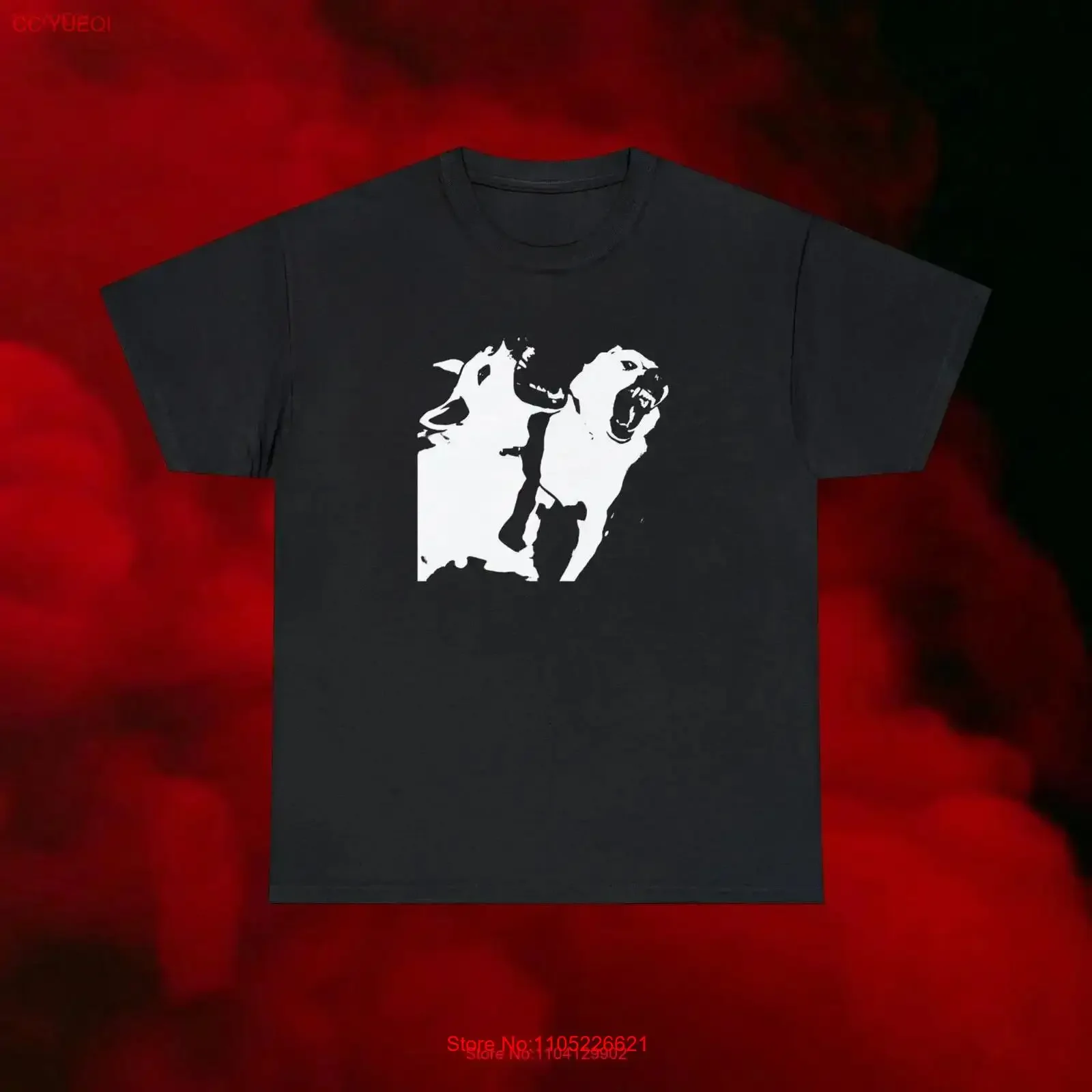 Barking Dogs T Shirt vintage Washed Unisex streetwear Comfortable fashion designer clothes Stretched graphic Versatile Stylish