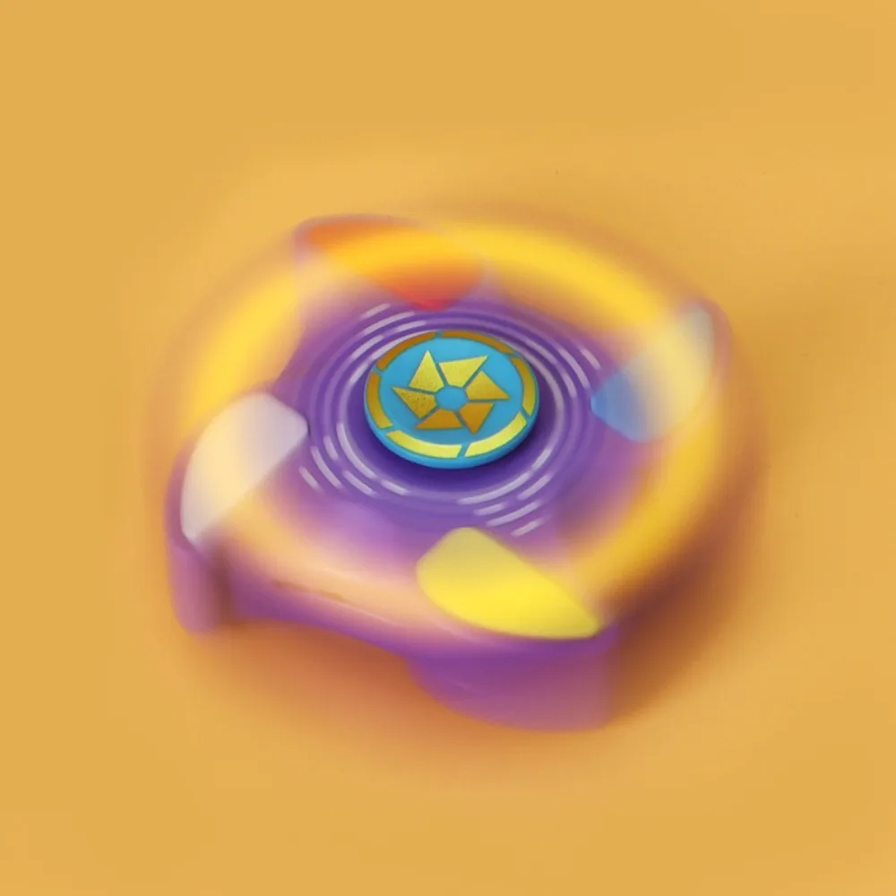 3 modos de jogo luminoso dedo giroscópio brinquedo marmota jogo sensorial ponta do dedo giroscópio jogo fidget interessante mão spinner adulto