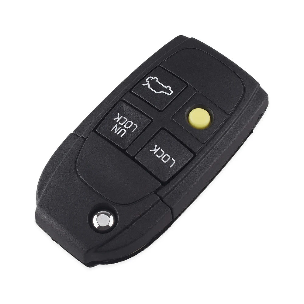 KEYYOU 2/3/4/5 Buttons Modified Remote Flip Folding Key Shell For Volvo XC70 XC90 V50 V70 S60 S80 C30 Fob Car Key Case