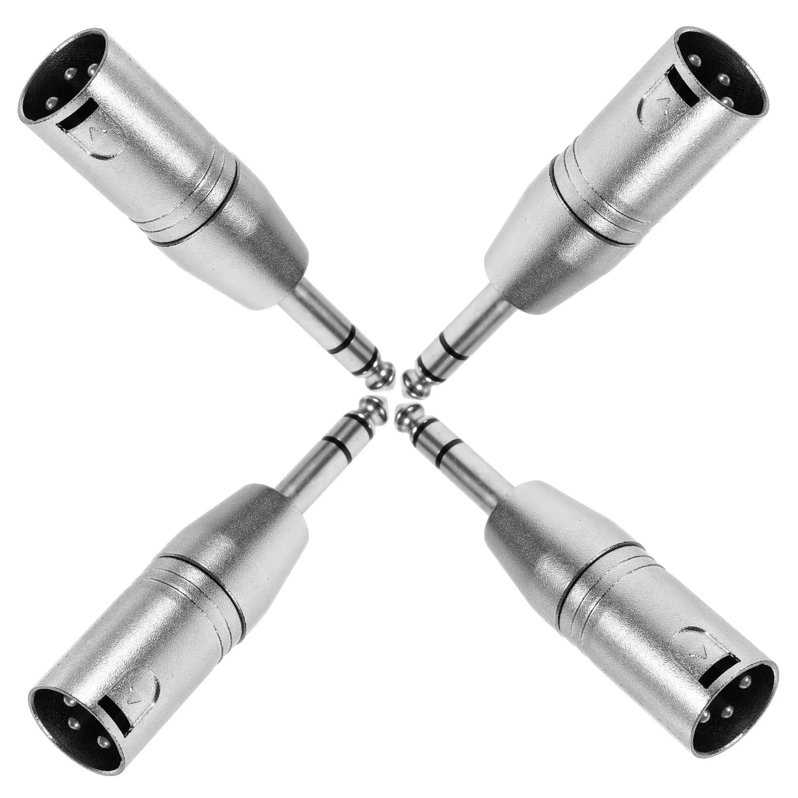 4Pcs Xlr To 1 4 Inc…