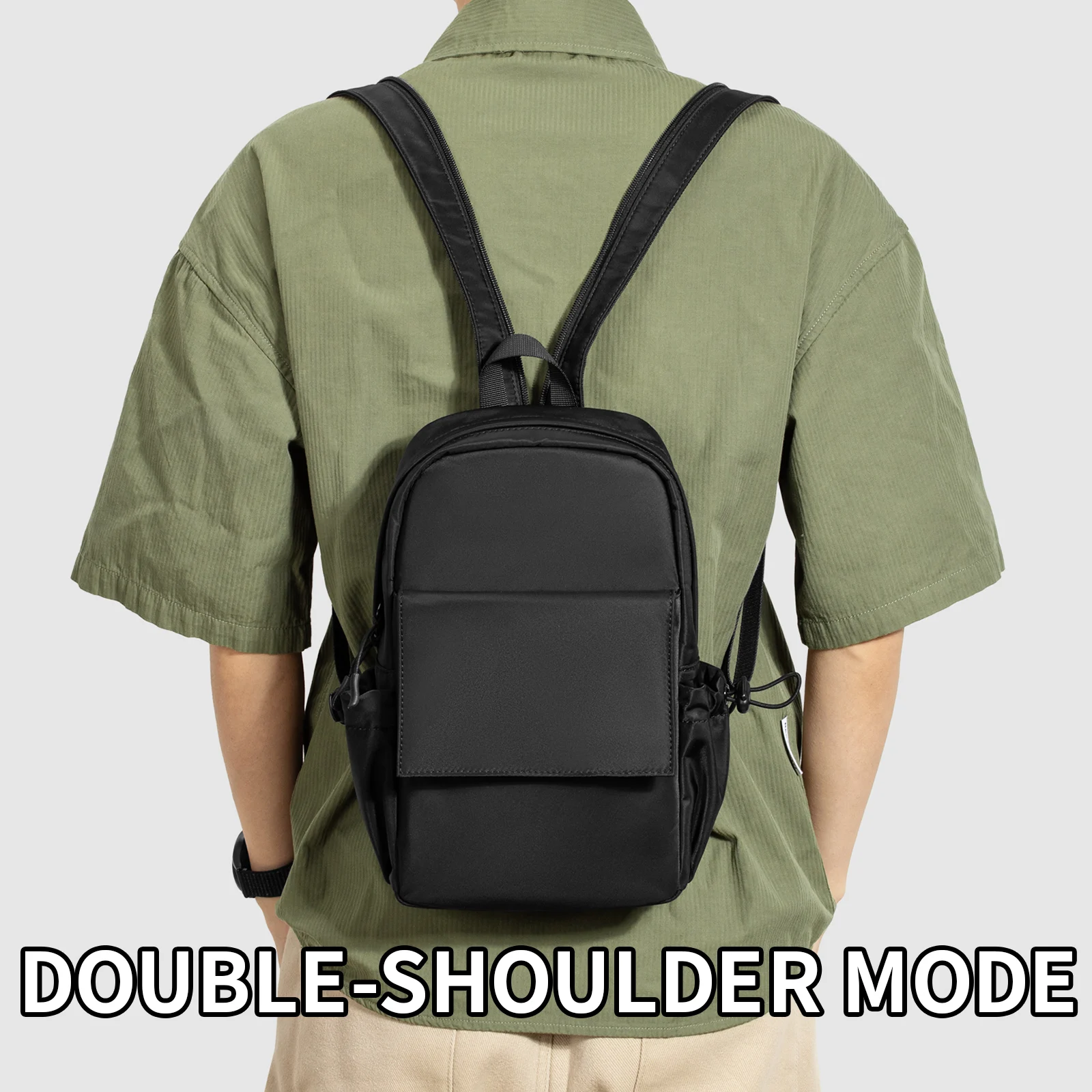 

Повседневный Рюкзак-слинг для мужчин и женщин, нейлоновый дорожный ранец через плечо, походная сумка на ремне, 10 дюймов