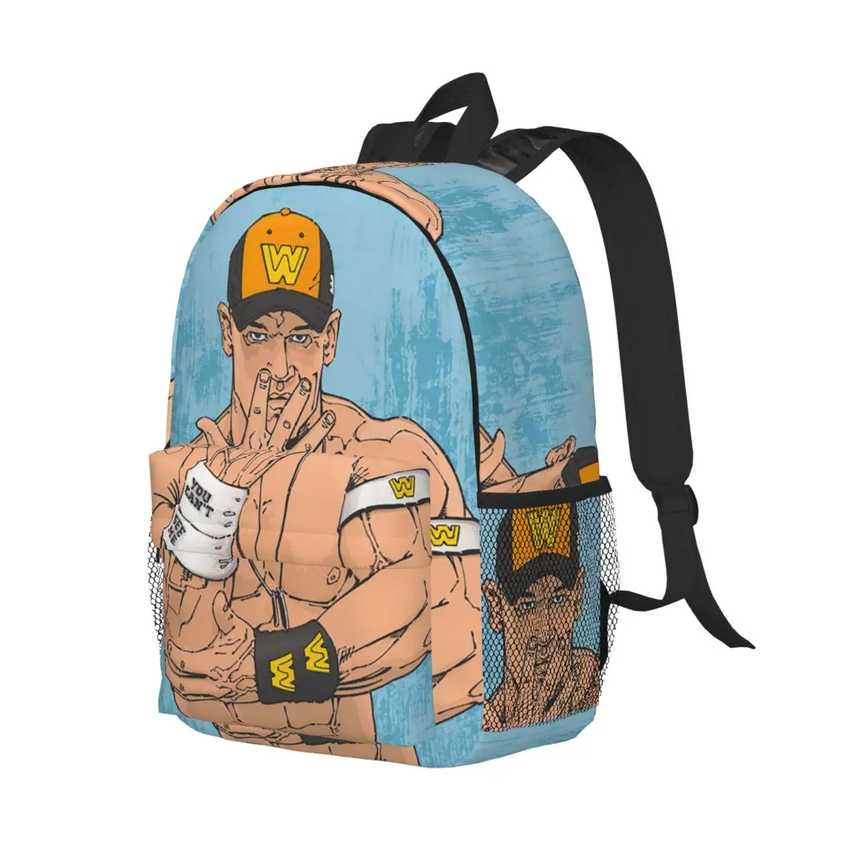 

Рюкзак John Cena Respect Earn It Wrestler, студенческий рюкзак для мальчиков и девочек, детская школьная сумка, компьютерные сумки на плечо для мужчин и женщин