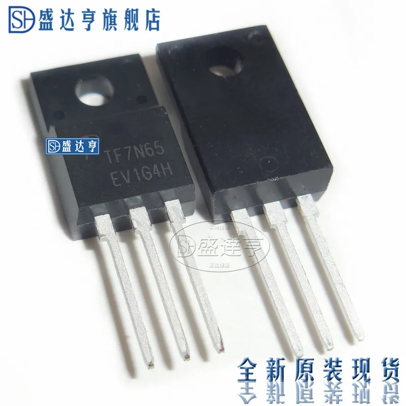 

10Pcs/Lot AOTF7N65 TF7N65 7A 650V TO220F DIP MOSFET Transistor NEW Original In Stock