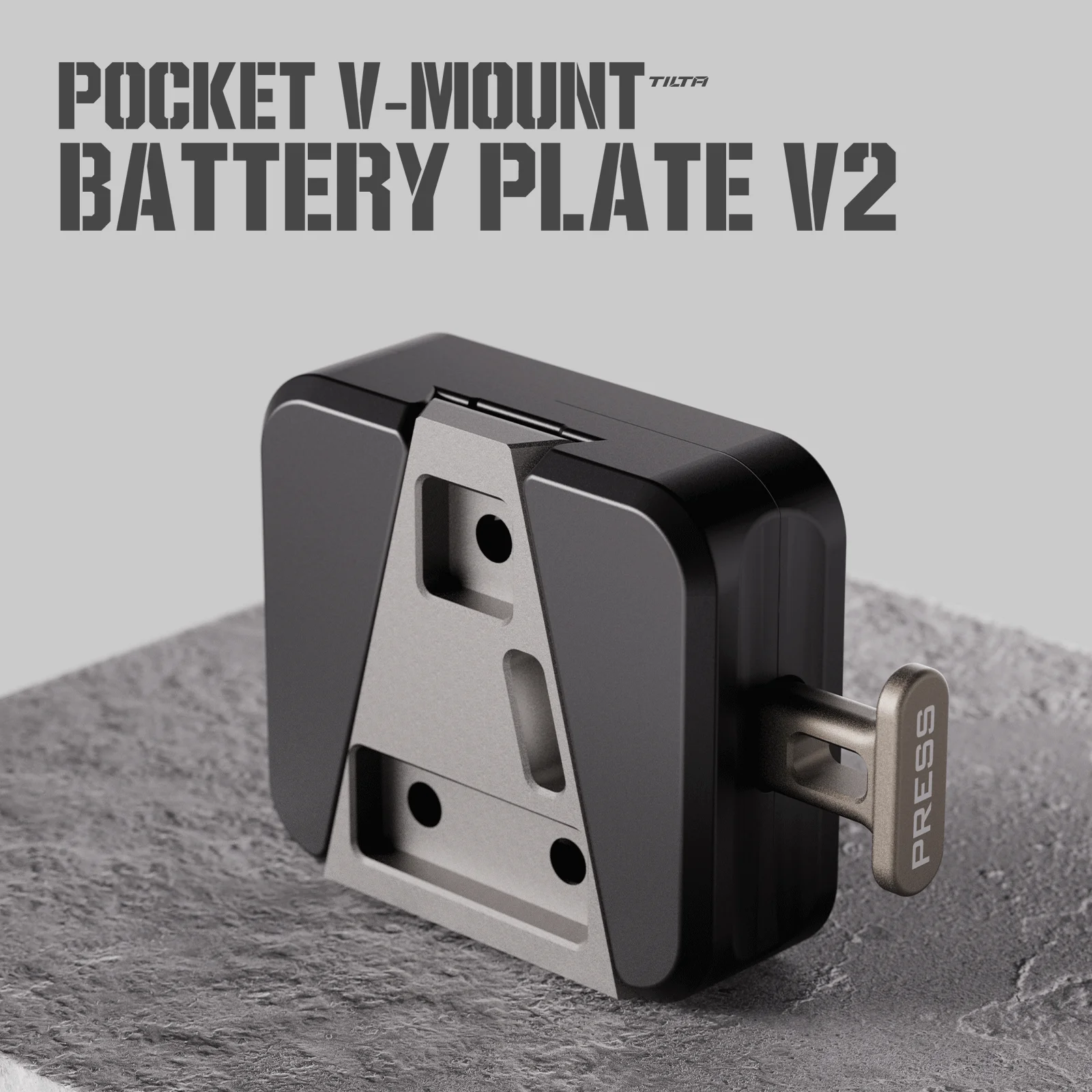 TILTA TA-PBP2-V Tilta Pocket V-Mount Battery Plate V2 Quick Release for mounting V-Mount batteries