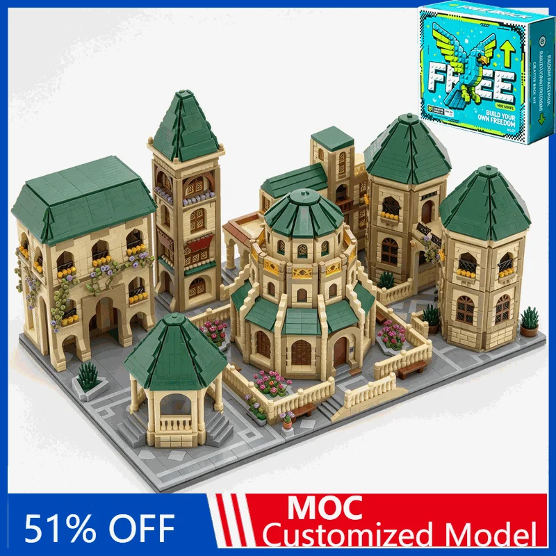 13991PCS Sci Fi City Battle Scene Bundle Model MOC Puzzle Galaxy Assault Diorama DIY Assembly Building Blocks Creative Gift Set