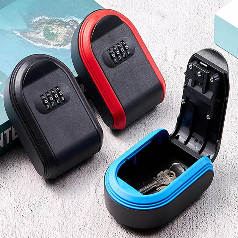 

All-plastic Keybox With Password Lock Decorative Auxiliary Materials Promotional Entrance Key Storage Plastic Password Keybox