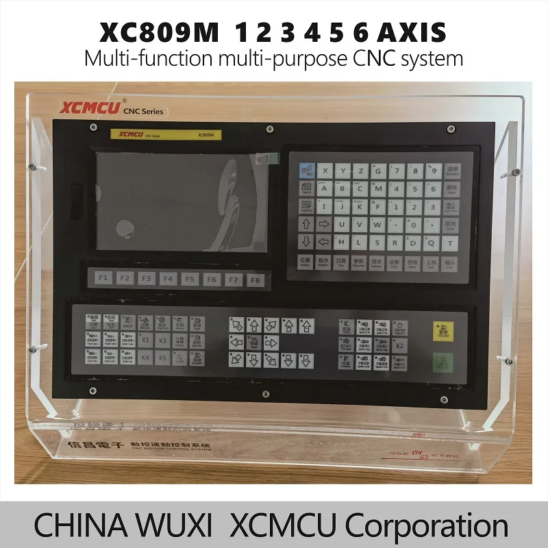 XCMCU XC809M 1~6 Axis USB CNC System Motion Controller FANUC G-code Support Offline Milling Boring Tapping Drilling Feeding