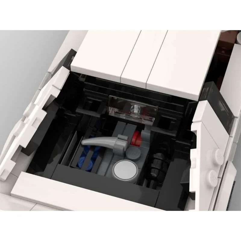 โมเดลรถแข่งขนาดเล็กเทอร์โบ MOC-144255ดอกบัว mainan balok ตึกสำหรับเด็กชายเพื่อการศึกษา391