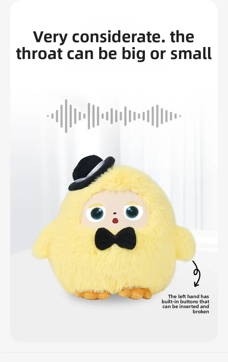 AI Chat Intelligent Toy Interactive Early Education Companion Robot Voice Music Playing Eye Doll Children's Gift Electronic Desk
