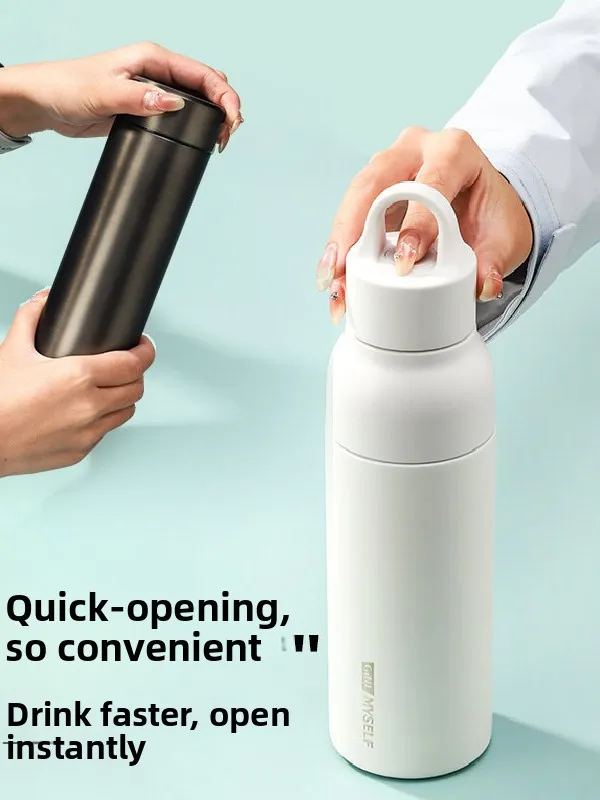 

Крышка в одно касание 36, большая изолированная бутылка для воды из нержавеющей стали емкостью для мужчин и женщин, чашка для альпинизма на открытом воздухе, установленная на автомобиле