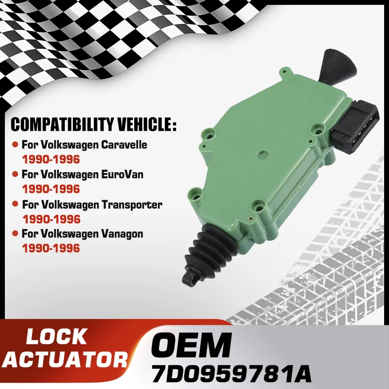 

Tailgate Central Lock Actuator For Volkswagen Caravelle Volkswagen EuroVan Volkswagen Transporter Volkswagen Vanagon 1990-1996