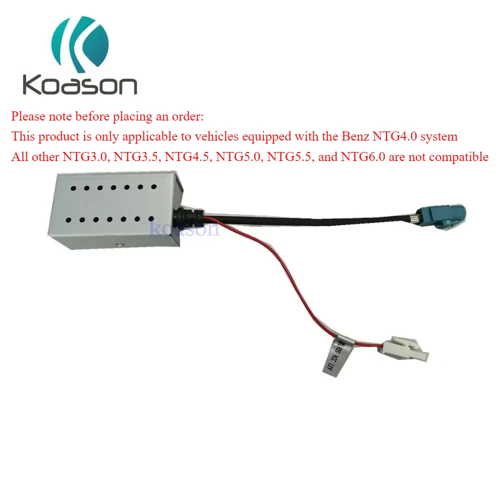 LVDS signal switch box Only for BENZ NTG4.0 car factory 10pin lvds connector to android 4pin plug