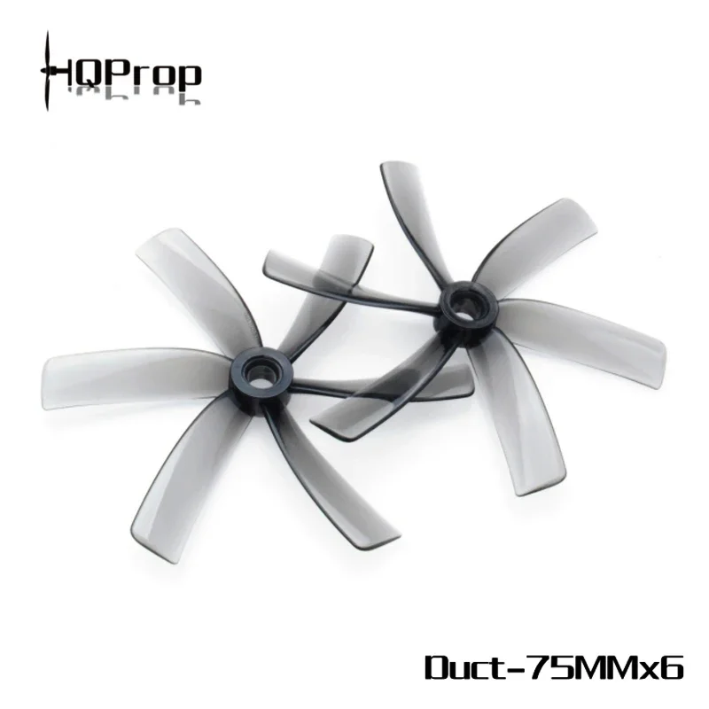 4PCS NEW HQProp Duct 75mm 6-blade CW CCW 3-inch Grey Propeller Poly Carbonate RC Cinewhoop Ducted Drones FPV Racing Quadcopter